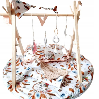 Hrazda pre deti - Detská Gym Stand Mat Set vrstva bábätko
