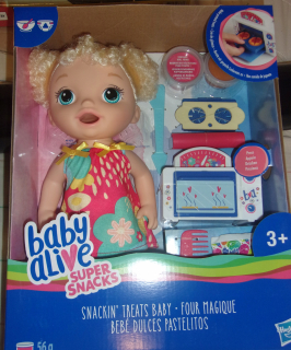 Bábika Baby Alive - Baby nažive - super bábika s výškou asi 32 cm