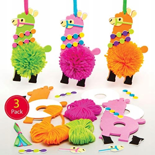 Baker Ross Lovely Llama Pom Pom Kreatívne umenie