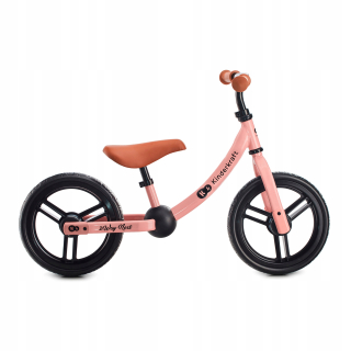 Kinderkraft 2WAY NEXT 12" balančný bicykel Hnedá, Čierna, Ružová