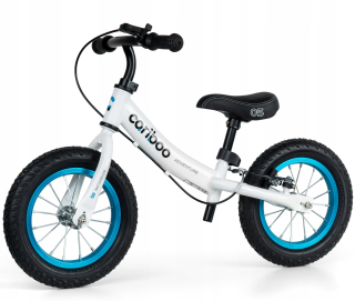Balančný bicykel Cariboo Adventure 12" biela, modrá