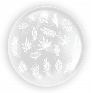 Balóny na párty - Balónik 45 cm - leaves1 - 6 ks