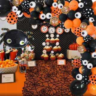 Balóny na párty - Halloween dekoratívne balón - 116 ks