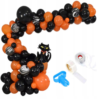 Balóny na párty - Halloween dekoratívne balón - 78 ks