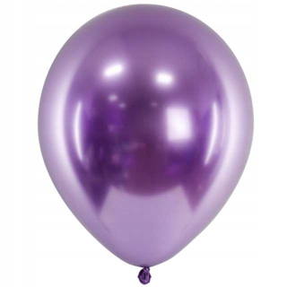 Balóny na párty - Balóny GLOSSY chróm VIOLET lesklý 50 ks
