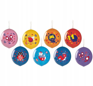 Balóny na párty - GPBD1 balóny Pastel loptu s potlačou 50 cm pcs45