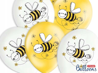 Balóny na párty - párty dekorácie balóny Bee k narodeninám 50ks