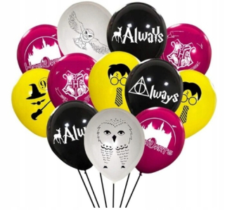 Balóny na párty - Latexové balóny Harry Potter 30cm 20ks + darček