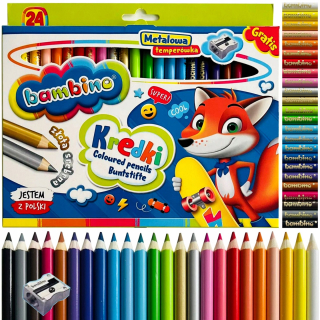 Bambino ceruzkové pastelky 24 ks.