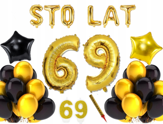 Balóny na párty - Banner balóny číslice na 10-99 každý narodeniny set