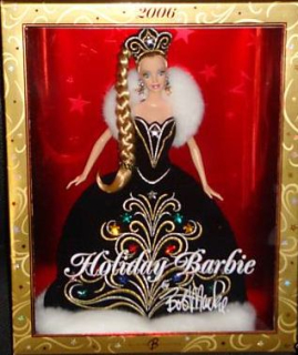 Bábika Barbie - Barbie Collector Doll 2006 Holiday Bob Mackie