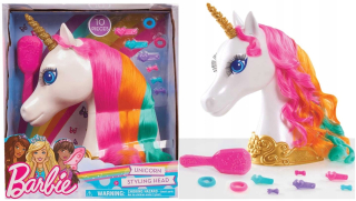 Barbie Dreamtopia Head of Unicorn na česanie