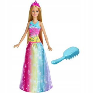Bábika Barbie - Barbie - Čarovný Doll Princess vlasy FRB12