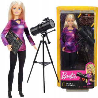 Bábika Barbie - Barbie National Geographic Astrophysic Doll GDM47