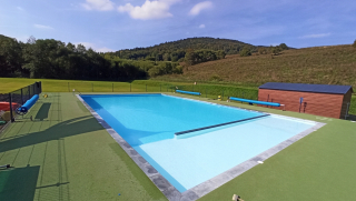 V hoteli je bazénový komplex 20x10