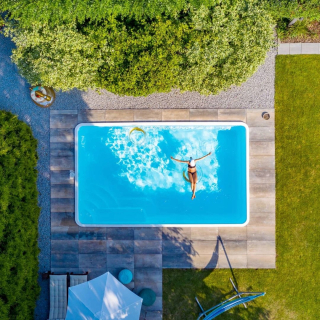 Polyester Garden Pool výrobcu 6,2x3,76gen