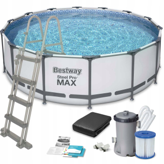 Záhradný bazén rám 427 x 122 cm 12w1 Bestway