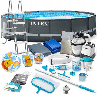 Intex 488x122 Záhradný bazén. SET 21W1