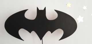 Nočná lampa do detskej izby - Batman.mplaka + ZADARMO (Malý Batman)