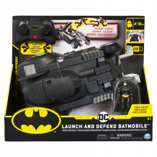 Auto na diaľkové ovládanie - Batmobile s postavou - auto riadený s postavou RC