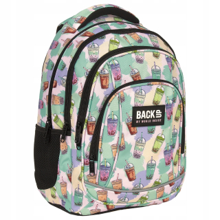 Záložný viackomorový školský batoh Odtiene fialovej, Odtiene ružovej, Odtiene zelenej, Odtiene žltej a zlatej, Multicolor 26 l