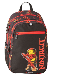 LEGO Ninjago LEGO-BAGS viackomorový batoh do škôlky pre chlapcov, čierny, Odtiene červenej