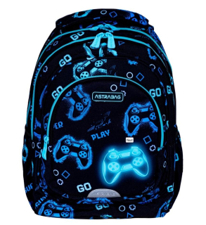 Viackomorový školský batoh AstraBag Multicolor 20 l