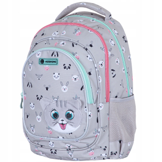Astra viackomorový školský batoh Odtiene ružovej, Odtiene sivej a striebornej, Multicolor 20 l