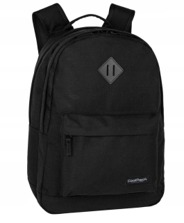 CoolPack viackomorový školský batoh, čierny, Odtiene žltej a zlatej, 27 l