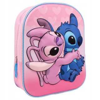 Jednokomorový batoh do škôlky Lilo a Stitch Cerda pre chlapcov, dievčatá Odtiene modrej, Odtiene ružovej