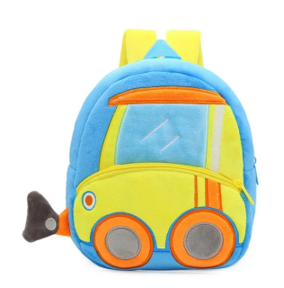 Batoh so stavebnými strojmi pre dieťa 26 cm