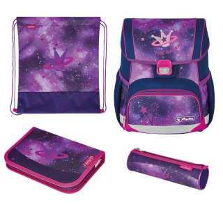 Školský batoh Herlitz Loop Plus Galaxy Princess