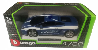 Polícajné autíčko - Bburago 1:32 Lamborghini Gallardo LP 560-4 Lizio