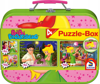Bibi Blocksberg Box Puzzle v kovovom kufri
