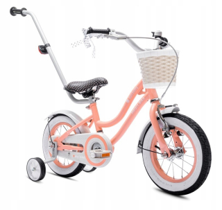 Bicykel Sun Baby Heart 12" marhuľový 12" oranžový