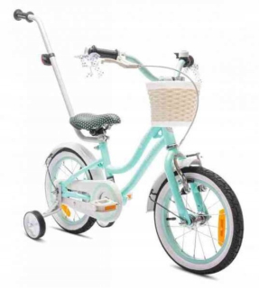 Bicykel Sun Baby Heart 12" tyrkysový