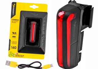 Moon CERBERUS osvetlenie na bicykel 150 lm USB