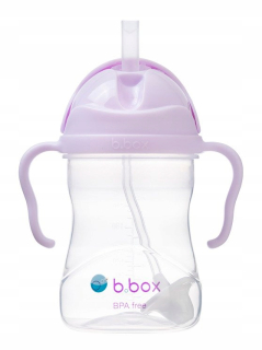 B.box Gelato fľaša so slamkou, fialová BB00518