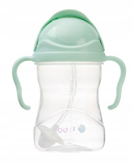 B.Box BB00520 fľaša na vodu so slamkou, 240 ml, zelená