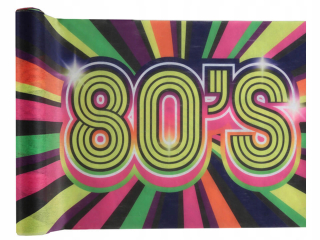 Obrus na párty - Narodeniny behúňa 80 je 80-te 3m Party