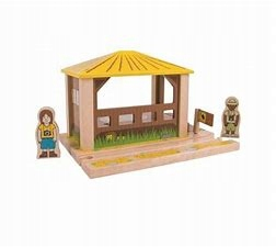 Dráha pre deti, stavebnica - Bigjigs prezeranie bod safari bjt276
