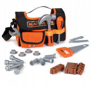 Náradie pre deti - Taška na náradie Black & Decker 21 Akc Smoby