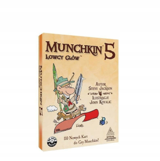 Black Monk hry Munchkin 5 Head Hunters