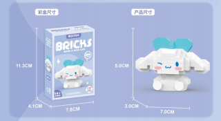 Figúrka Hello Kitty Sanrio Blocks Cinnamoroll B