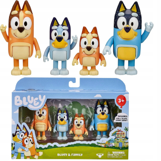 Súprava figúrok Moose Toys Bluey Bluey & Family 4 ks.