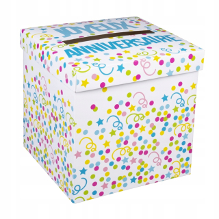 Boland prasiatko Joyeux anniversaire 20cm White
