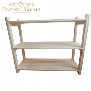 Borovicová polica do Montessori detskej izby 90x75x30