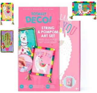 Box Candiy, Lama Art Set a Pompoms