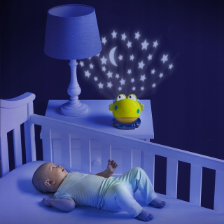 LED projektor nočnej oblohy - Svetlé začína, projektor / Žabka lampa, 52031