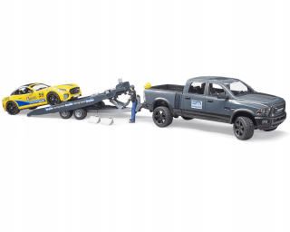 Autíčko pre deti - Bruder 02504 Dodge Ram s Lapet a Car